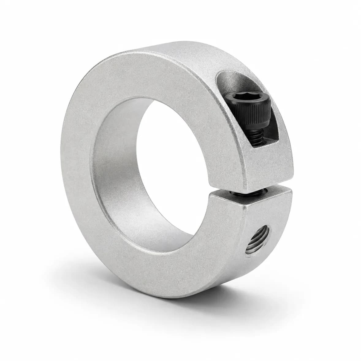 Single Split Shaft Collar Aluminium